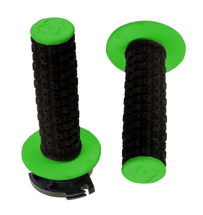 りょりょりょ　 Staying A Life＋Get a grip Defy Enduro Lock On Grip - Black / Blue MX – Torc 1 Racing