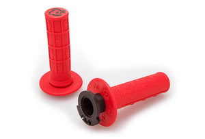 Defy Lock On Grips - Red - MX