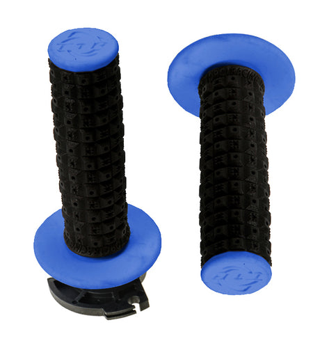 Defy Enduro Lock On Grip - Black / Blue MX
